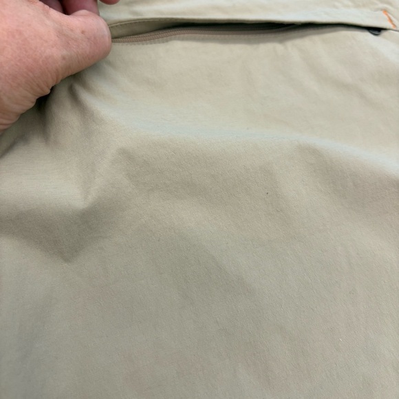 Orvis Tan Cargo Pants Durable Utility Design Nylon Beige Size XXL x 30” - Picture 6 of 11
